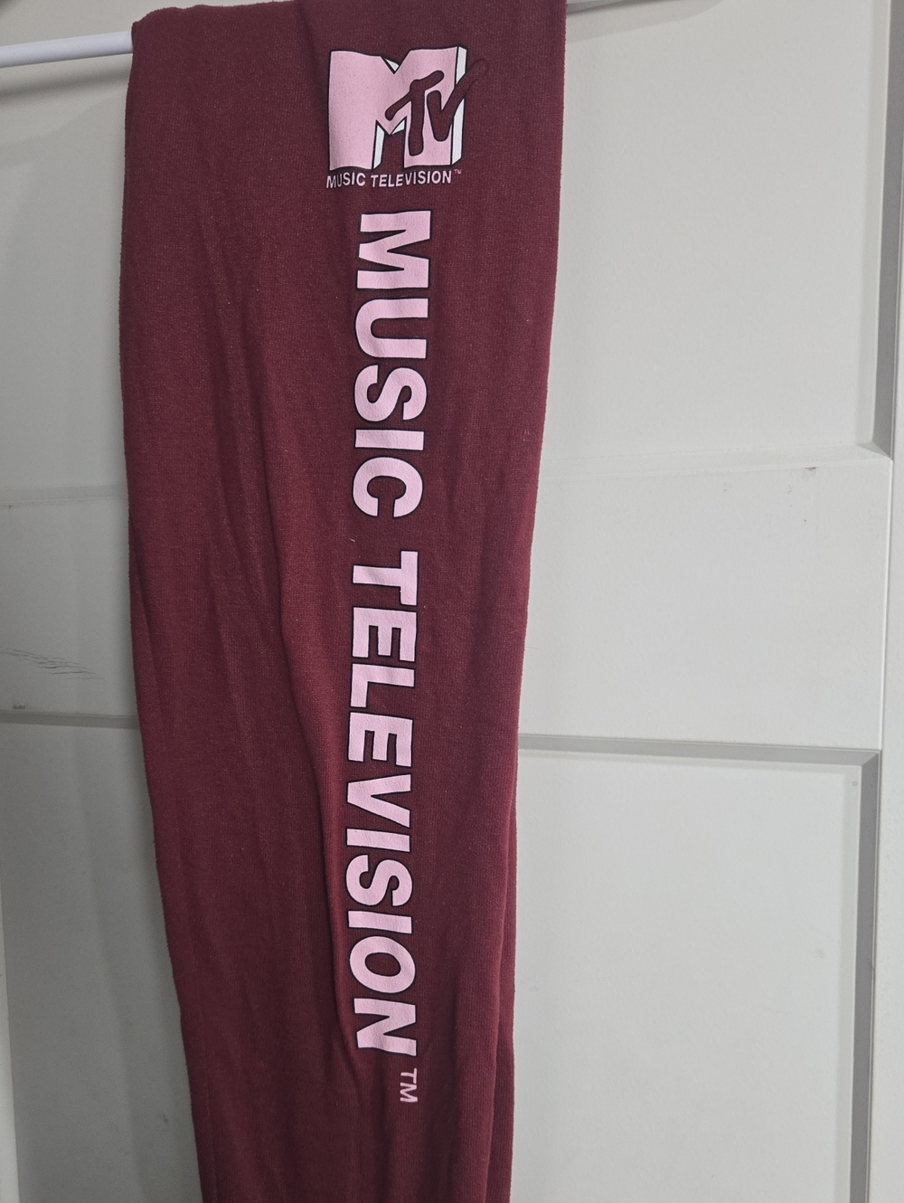 MTV Burgundy Sweatpants Size Small